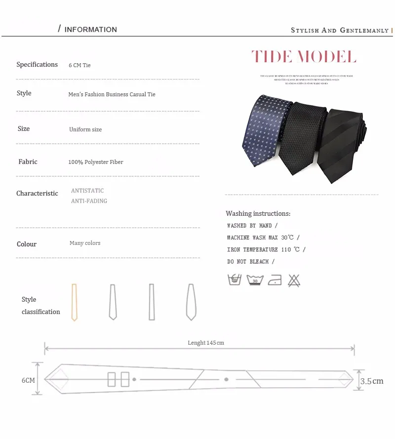 Высокое качество 2016 Новые поступления Мужские 6 см тонкие галстуки для мужчин модного бренда узкие Свадебные галстук в полоску плед Gravata