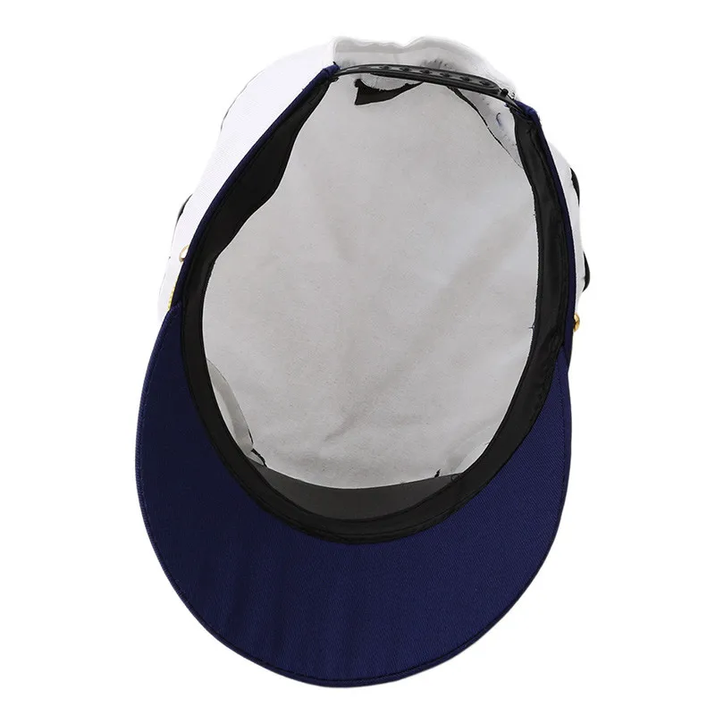 1PC2019 The Latest Navy Marine Yacht Boat Ship Sailors Navy Captain Military Cap Adult Unisex Fancy Dress Supplies