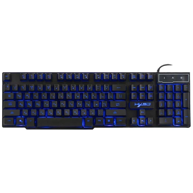 Special Price HXSJ R8 3 Colors Crack Illuminated LED Backlight USB Wired Multimedia PC Gaming Keyboard Special Price HXSJ R8 3 Colors Crack Illuminated LED Backlight USB Wired Multimedia PC Gaming Keyboard