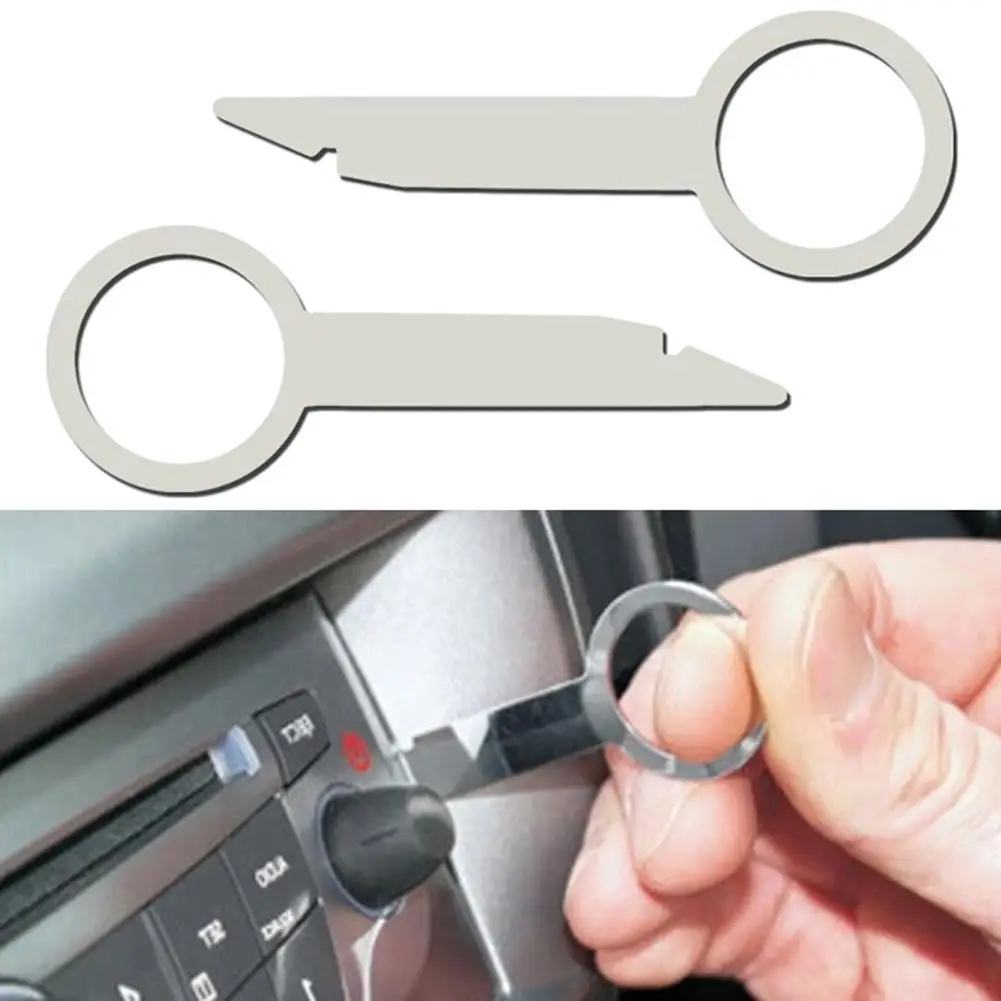 

4Pcs Car Vehicle CD Stereo Radio Removal Release Keys Extraction Repair Tool