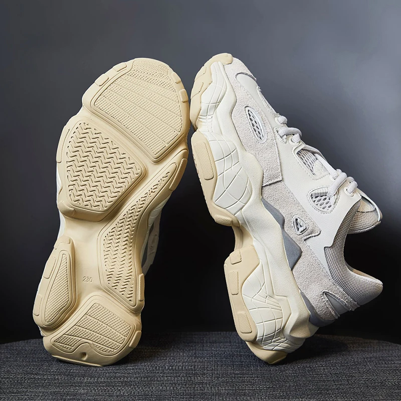 Günstig ADBOOV Neue Atmungsaktive Chunky Plattform Turnschuhe Frauen Kuh Wildleder Schuhe Frau Trendy Trainer Weibliche Schuhe Korb Femme