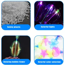 Variety Magic мигающий витой мыльные пузыри светильник-спин пузырь радуги мяч игрушка для малыша NSV775