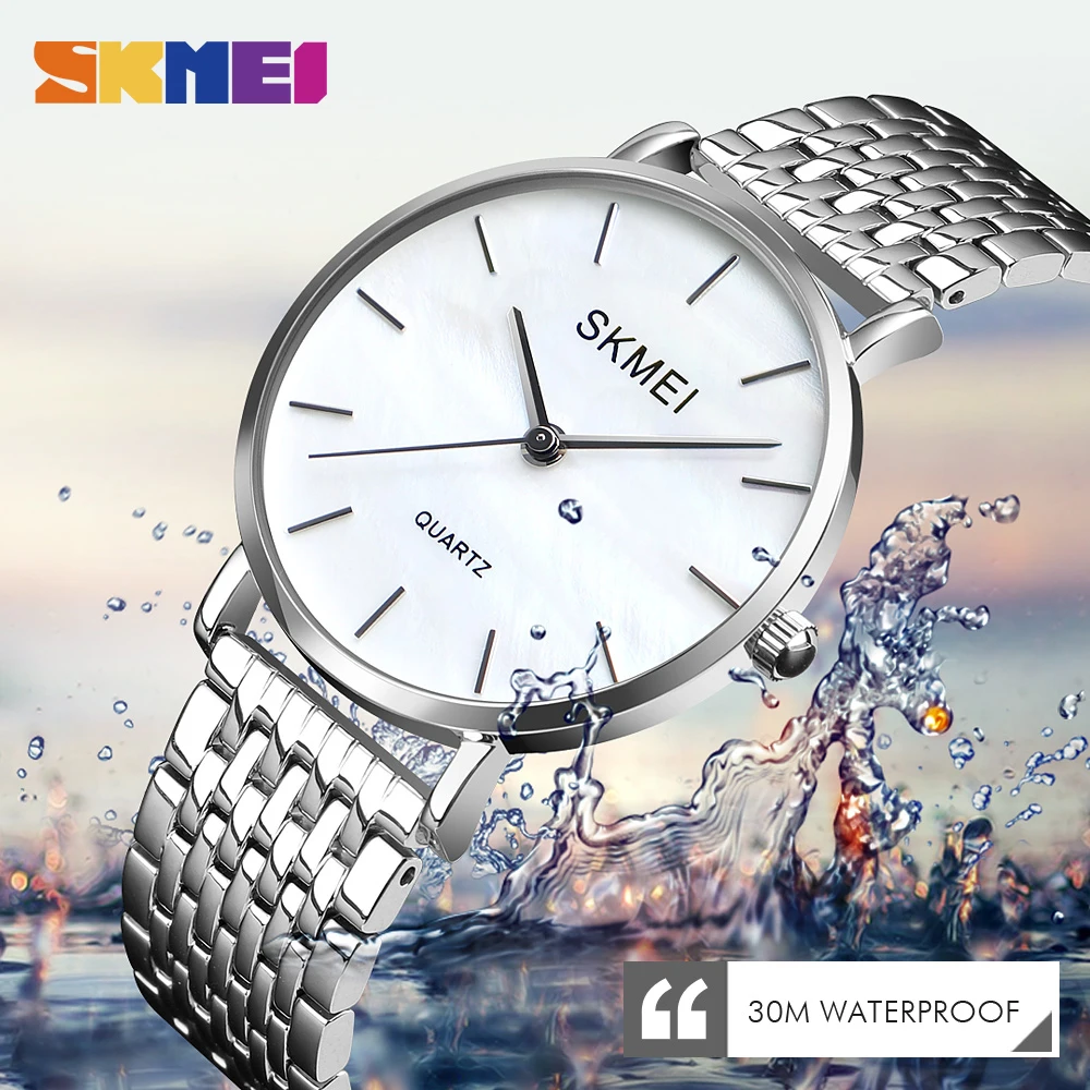 

zk25 2019 Women Fashion Stainless Strap Analog Quartz Wrist Watch Luxury Simple Style Designed Bracelet Watches Women Clock 1365