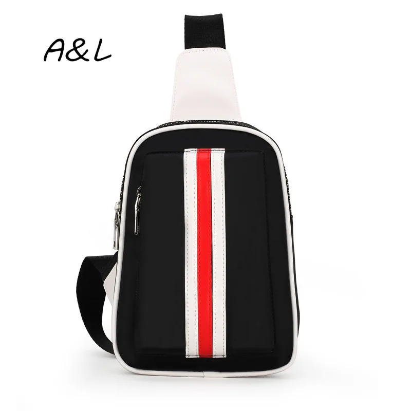

2019Fashion nylon breast bag Convenient and comfortable soft shoulder bag waterproof sports leisure running outdoor Bolsos bag