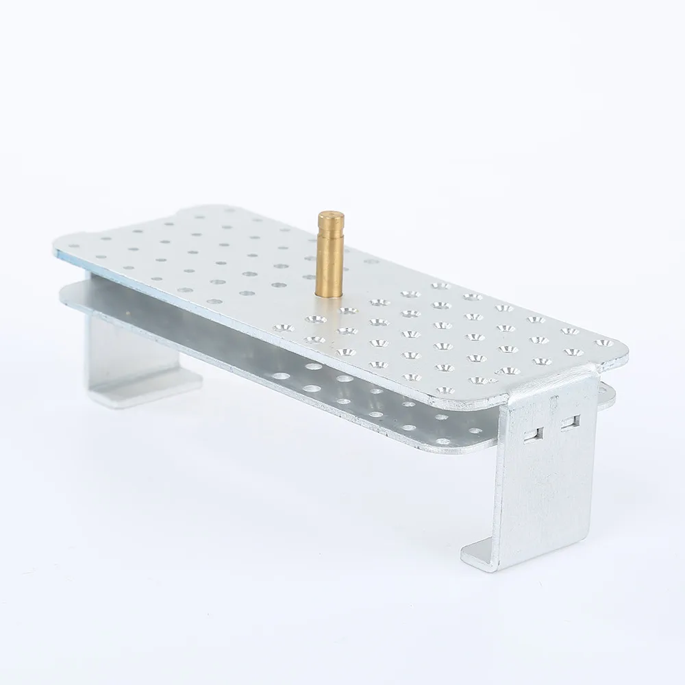 72 Holes Dental Disinfection Burs Holder Block Stand Autoclavable Sterilizer Box Dentist Lab Equipment Dentist Teeth Whitening