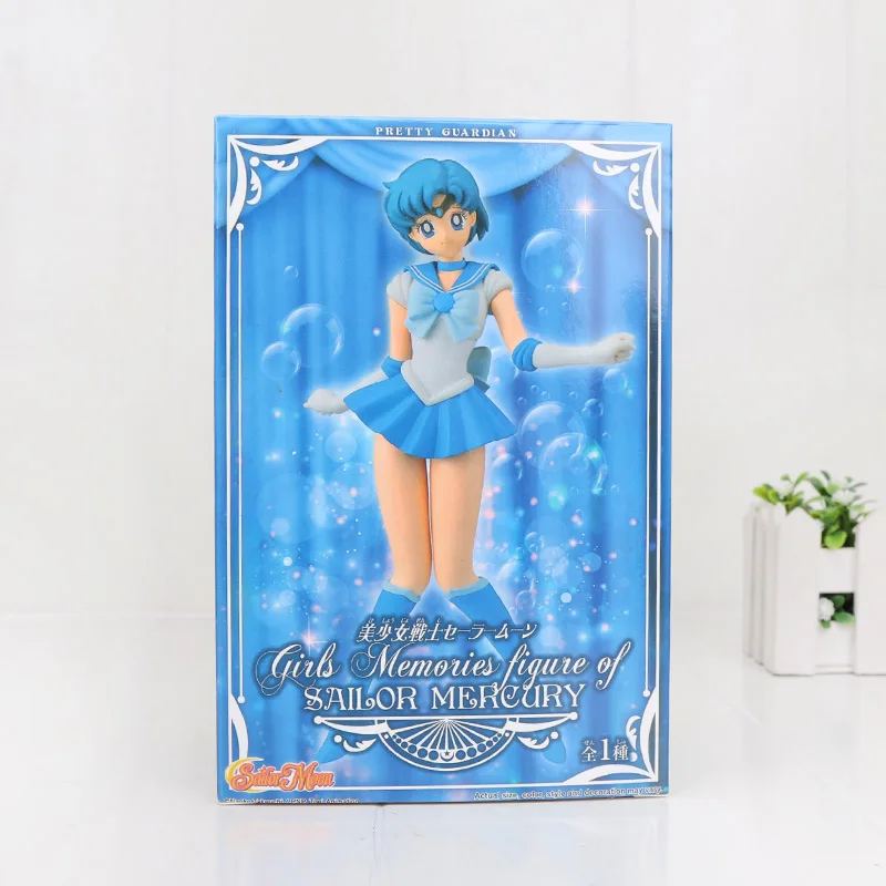 Фигурка Сейлор Мун 16 см Tsukino Usagi Mercury Mars Venus Jupiter Chibiusa Meiou Setsuna Kaiou фигурка украшения торта ПВХ Модель - Цвет: 5 box