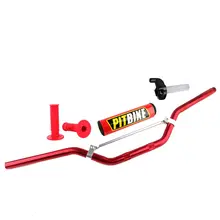 745 мм руль Альфа алюминиевая ручка бар питбайк накладка дроссельная заслонка ручка руль 7/" дюймов 22 мм дешево