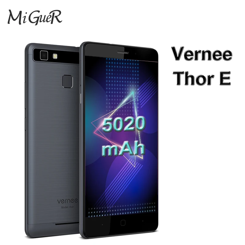 Оригинальный Vernee Тор E 4 г LTE мобильный телефон 5 0 &quotHD Android 7 MTK6753 Восьмиядерный 3g + 16