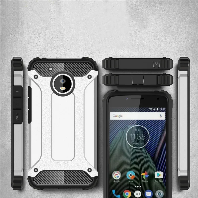 Strong Hybrid Tough Shockproof Armor Back Case Cover for Motorola G5 Plus G4 Play G3 Moto MZ ForceZ PlayZ Hard Rugged Fundas (9)