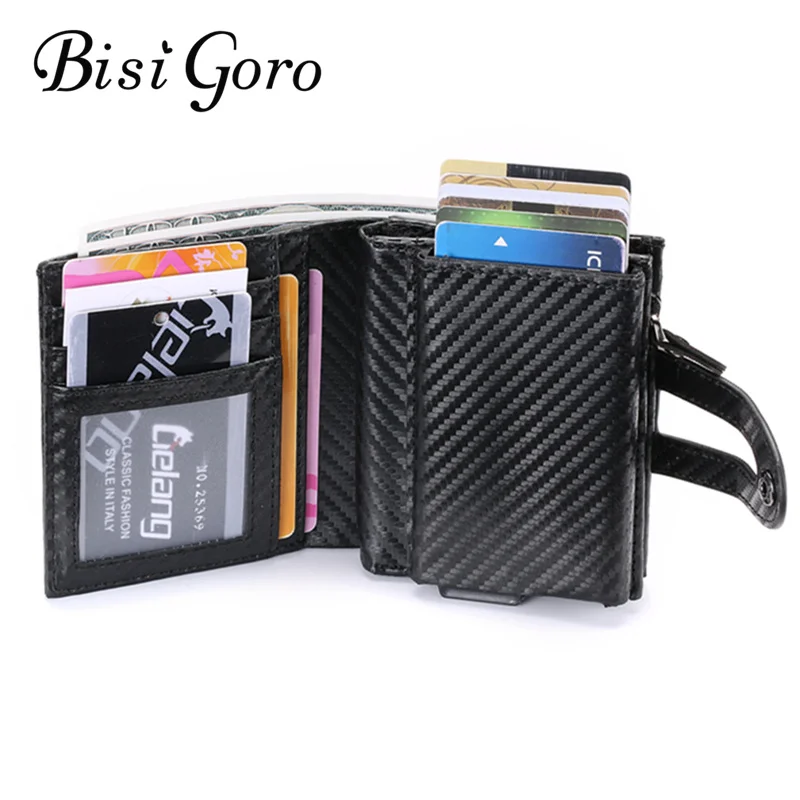 Кошелек для банковских карт BISI GORO RFID мужчин кошелек держатель сумка денег из