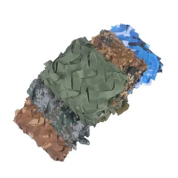 

VILEAD Simple 1.5x4.5m Woodland Blue Green Desert Camouflage Nets Camo Netting without Edge Binding Sun Shelter Car Cover
