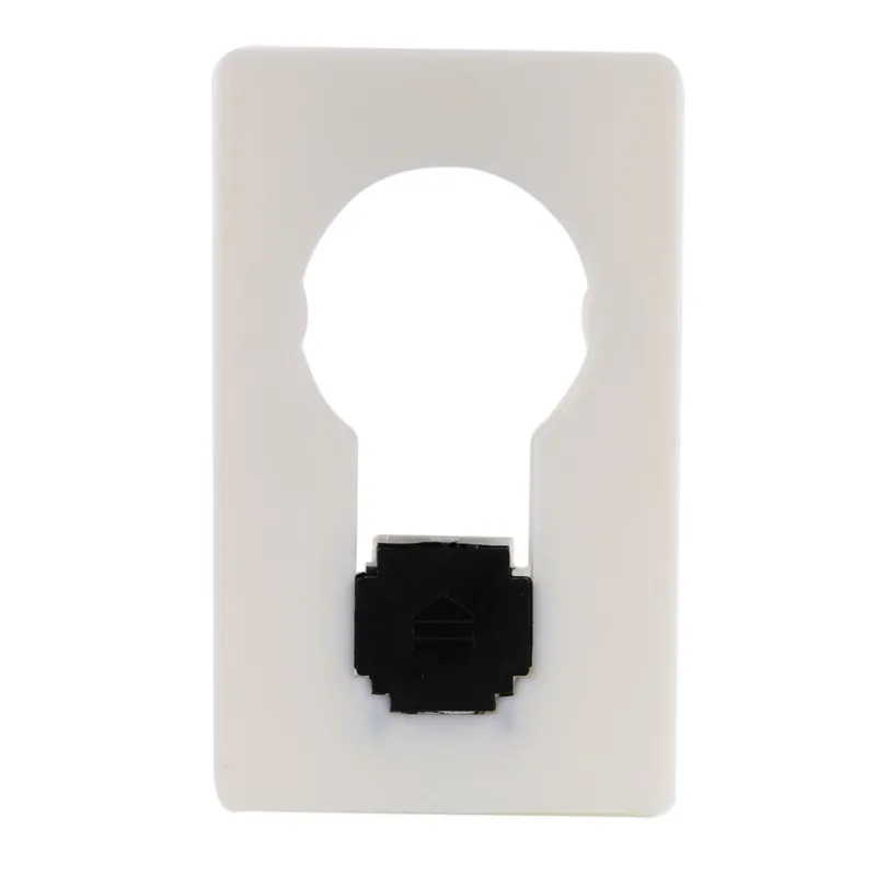 1 шт. портативный светодиодный карманный светильник для карт лампа для кошелька Размер дизайн Ночной светильник s