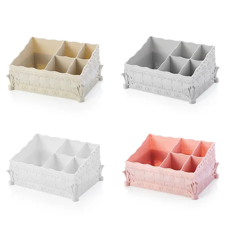 

Home Storage & Organization makeup organizer Home Office Desktop Cosmetics makeup Storage Box desk organiser multi-finish box