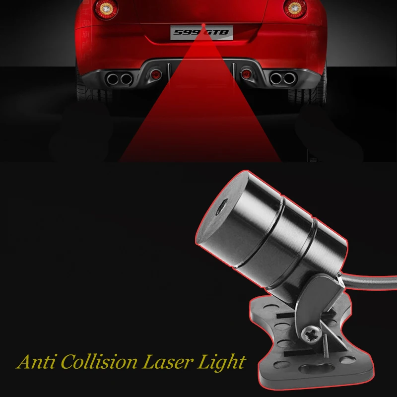 

Ant Collision Rear End Car Laser Tail Fog Light Auto Break Parking Rear Lamp