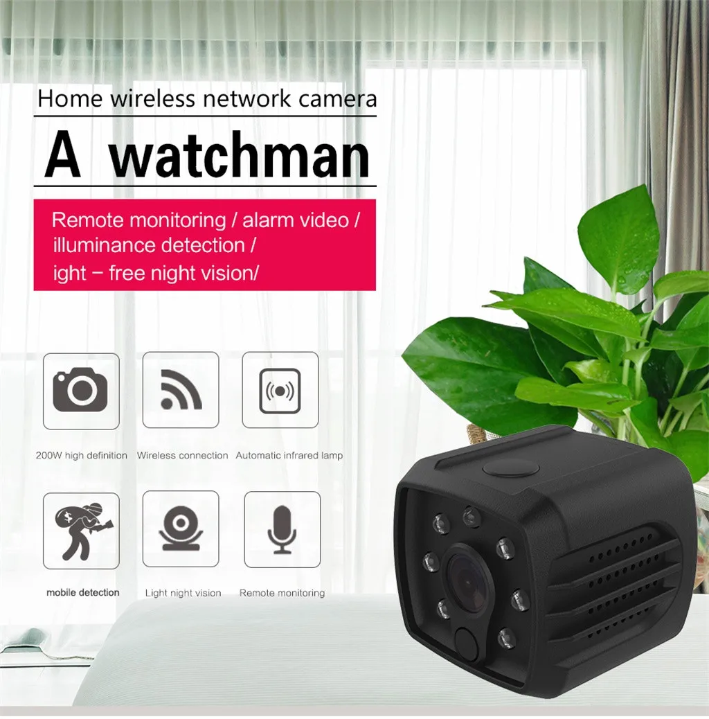 Мини Беспроводная Wi Fi камера 1080 P HD Дистанционное видео маленький микро ночное