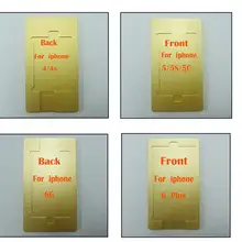 2 шт./лот точный алюминиевый сплав Плесень Для iphone 4/4s 5/5s 6G/6 Plus поляризованный очиститель для поляризационного устройства клей ЖК-Ремонт