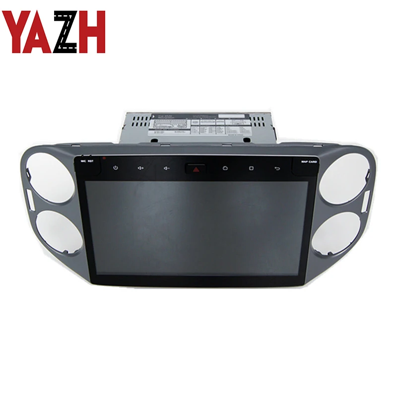Cheap YAZH 2 din 10.1 inch TFT LCD IPS display For VolksWagen Tiguan 2013 2014 2015 Android Car Stereo 1080*600 Auto GPS Navigation 4