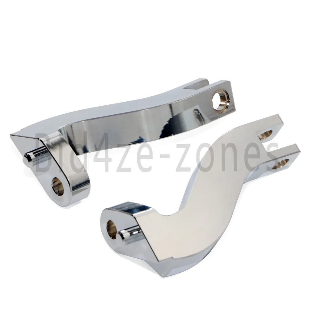 Хромированный мотоциклетный задний L & R пассажирский комплект для установки ног