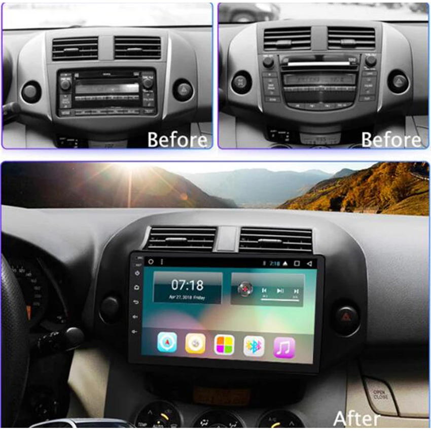 Clearance YESSUN Car Android Multimedia Player For Toyota RAV4 2007~2012 GPS Navigation Big Screen Mirror Link AUTO Radio Bluetooth 0