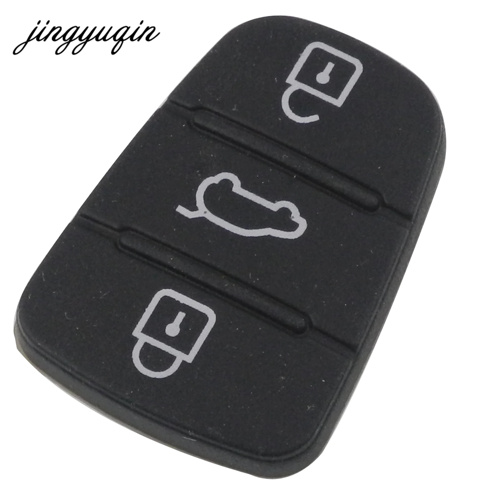 Jingyuqin 3 кнопки дистанционного ключа брелок чехол резиновая накладка для hyundai I10 I20 I30 IX35 для Kia K2 K5 Rio Sportage Флип-ключ