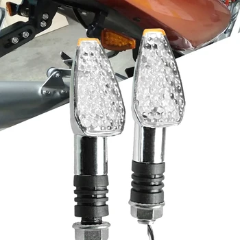 

Motorcycle LED Turn Signal Indicators Light Amber Blinker Light For KTM 1190 AdventuRe R Bajaj PulsaR 200 NS 1290 SupeR Duke GT