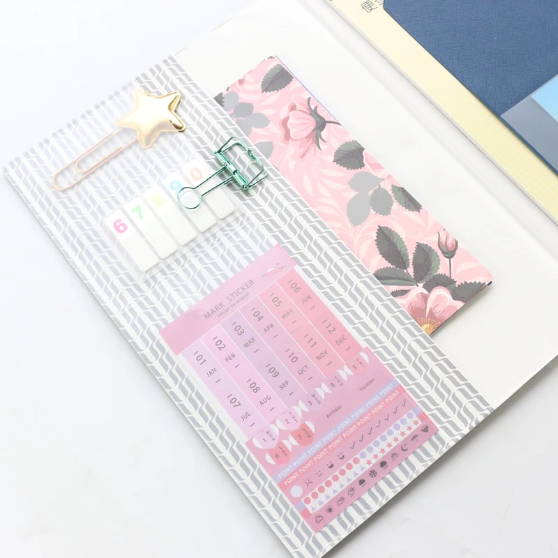 Domikee A4 large Korea leather cute office school document organzier folder stationery,fine candy student paper clipboard holder