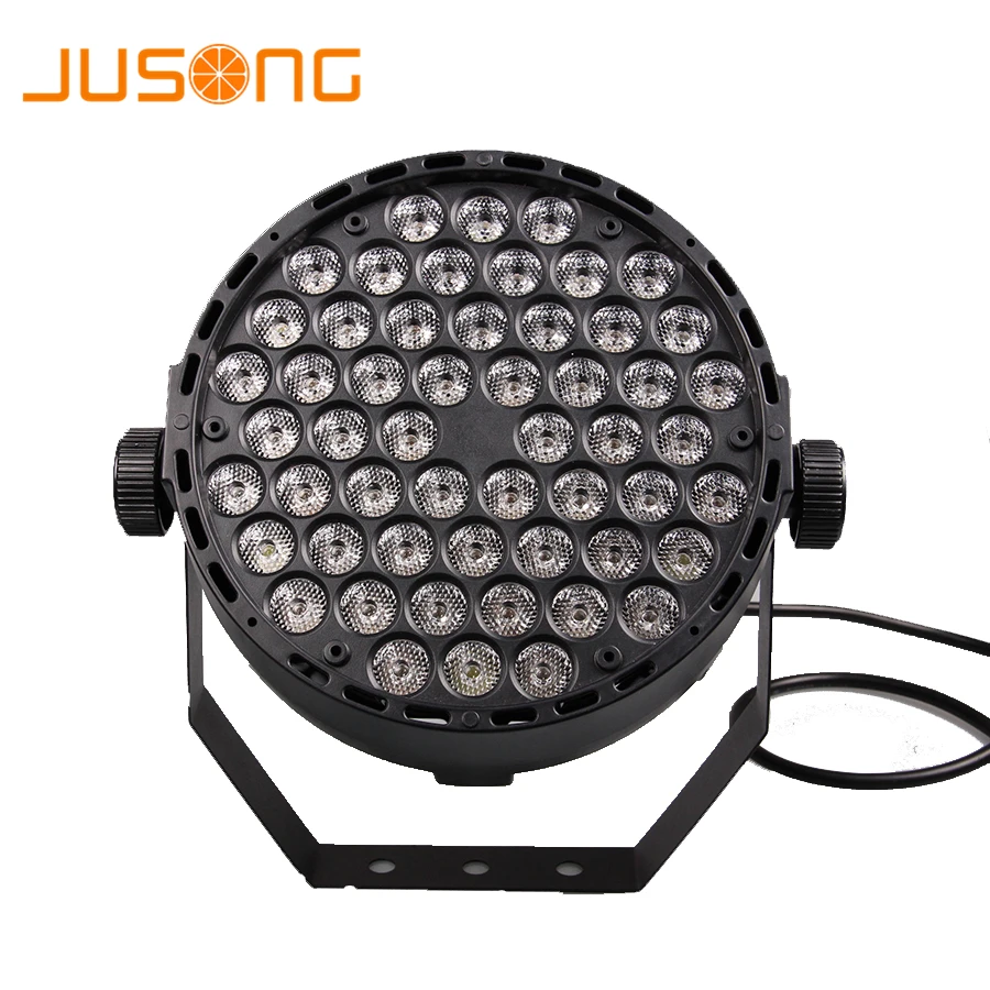 led flat par 54x3w