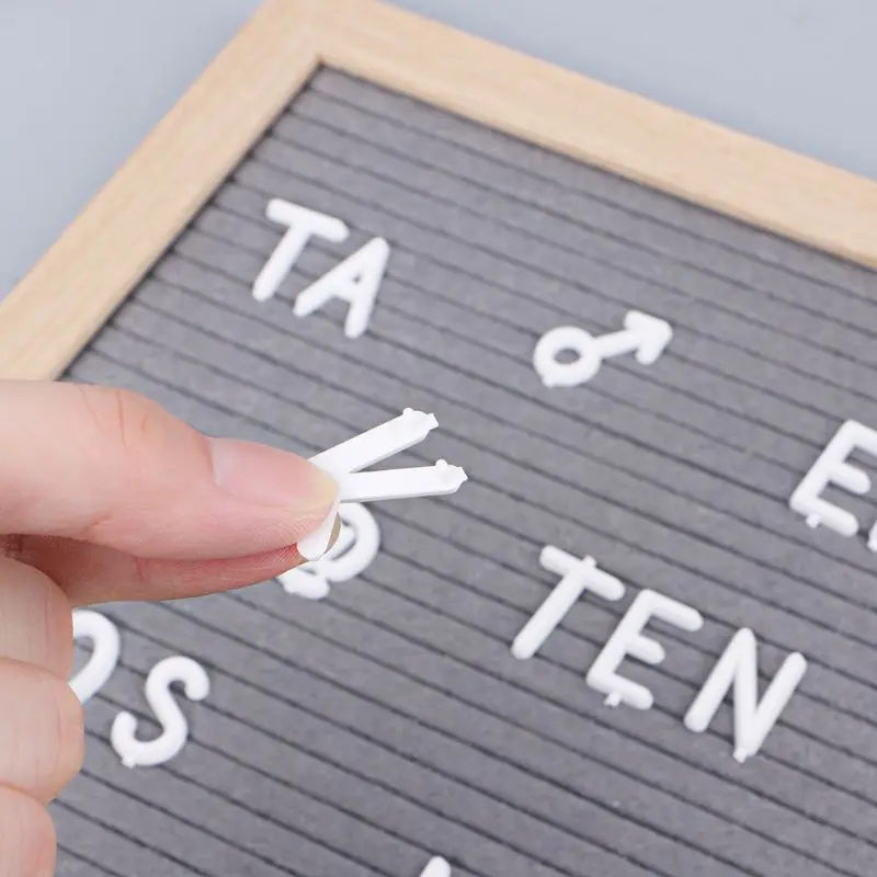 Белый Пластик доска для писем набор букв 126 номеров специальные символы слова для фетра Сменные сообщение знаки и Letterboards