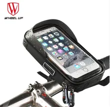 WHEEL UP Bike Bicycle TPU Touch Screen Phone Bag Rainproof Cell Bicycle Handlebar Bags MTB Frame Pouch Bag Phone Holder