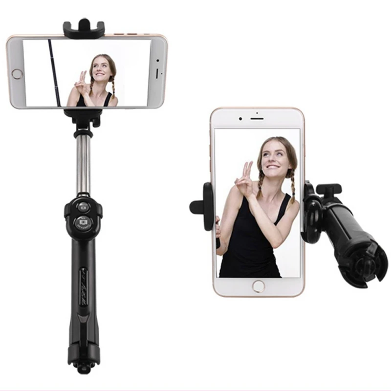 

Selfie Stick Tripod Extendable Selfie Self With Bluetooth Shutter Remote Control For Smartphone Self-portrait Artifact