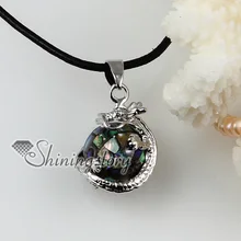 Круглый дракон в стиле пэчворк Радужный Галиотис раковины mother of Жемчужница sea shell ожерелья подвески 2013 ручной работы ювелирные изделия