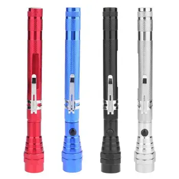 

Telescopic Flexible 3LED Flashlight Torch Strong Magnet Pick Up Tool Light Multifunctional Camping Outdoor Flashlight Torch Lamp