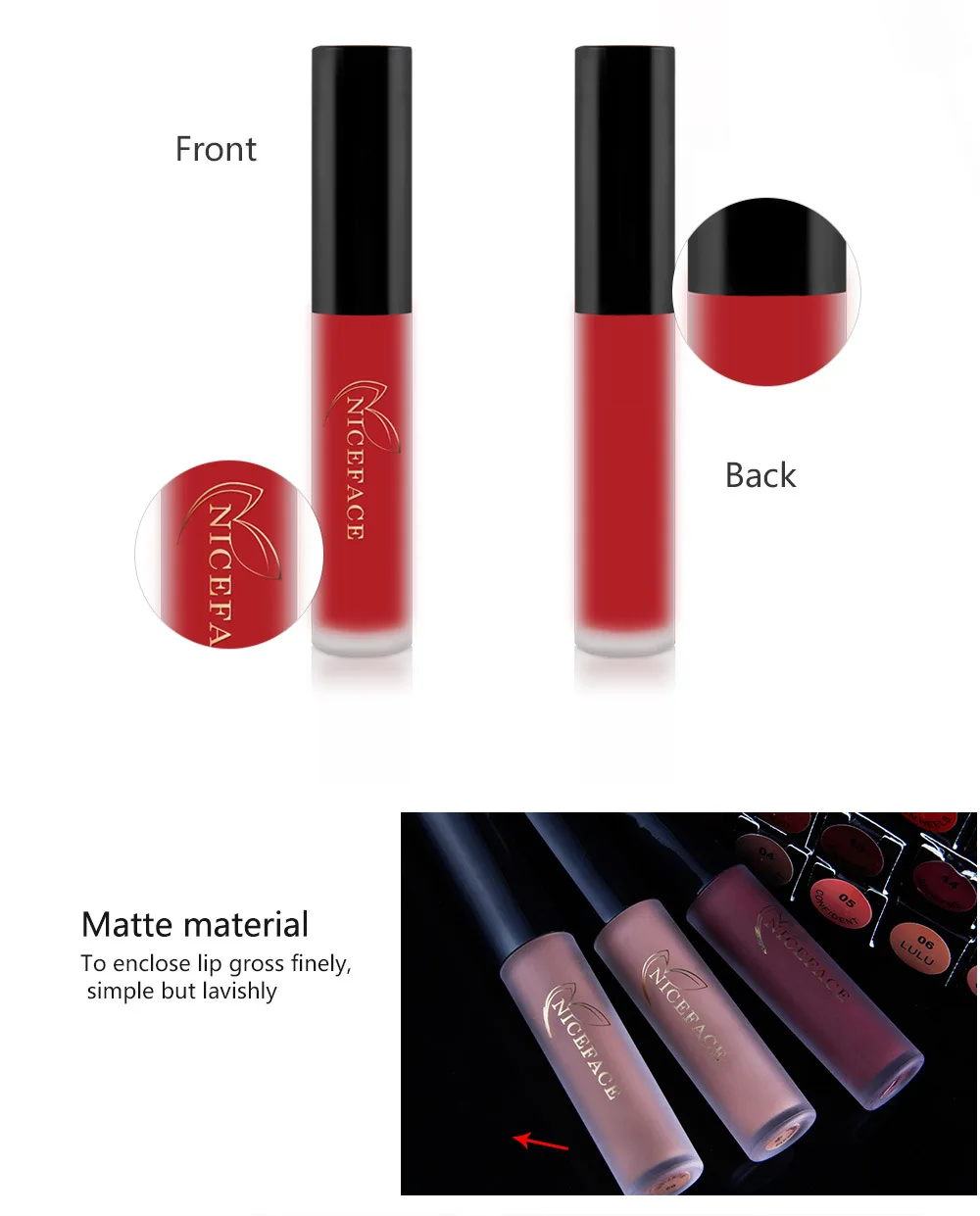 25 color matte liquid lipstick nude lip gloss makeup high pigment lip gloss waterproof lasting moisturizing cosmetics