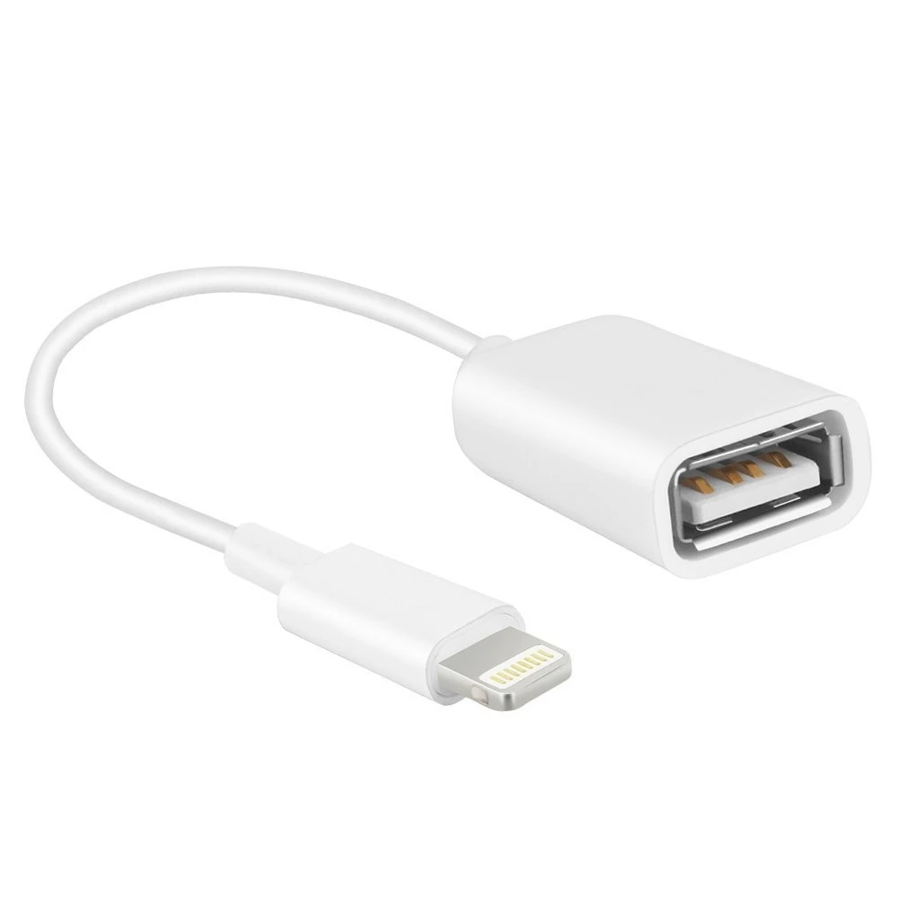 OTG для мобильного телефона iPhone USB адаптер кабель подключения к наушникам с флэш