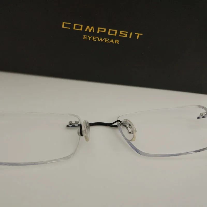 Бренд Composit титановая оправа квадратная рамка для очков женские модные мужские очки прозрачные очки оправа для женщин