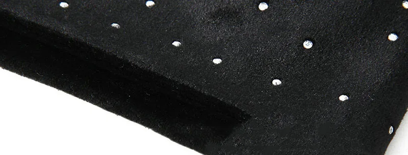 Women Bun Messy Ponytail Beanie Autumn Winter Lady Stretch Rhinestone Hats Warmer Female Brand New Turban Cap Head Warm CP0224 (11)