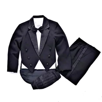 

2018 fashion white/black baby boys suit kids blazers boy suit for weddings prom formal spring autumn wedding party boy suits set