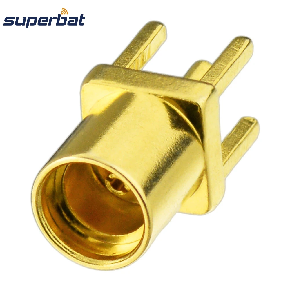 Female PCB Mount RF Coaxial Connector for Electronic Components