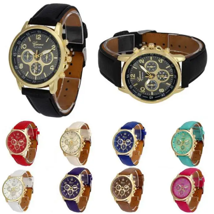 Женские часы Geneva Reloj Mujer Прямая поставка 2018 повседневные механические из
