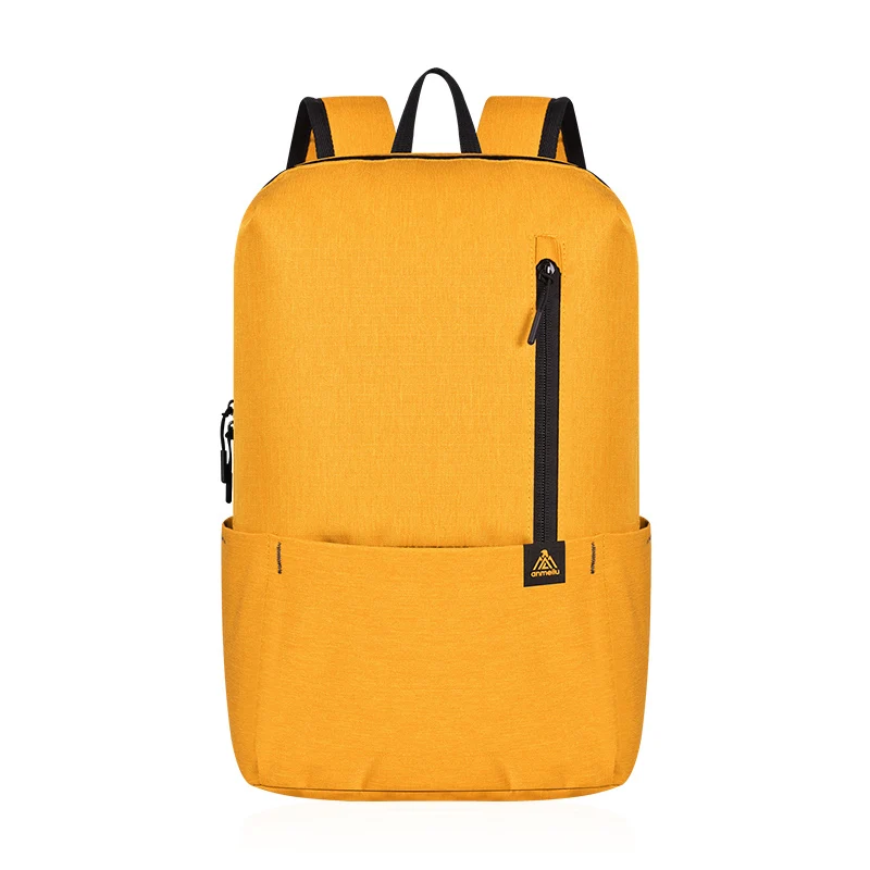 Anmeilu 10L спортивная сумка для женщин и мужчин, спортивная сумка для тренировок и фитнеса, уличный рюкзак для велоспорта и пеших прогулок, школьная сумка на плечо Mochila - Цвет: Yellow