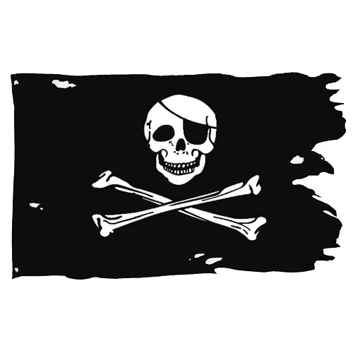 Йонин 90*150 см жуткий рваный старый сломанный Веселый Роджер череп крест кости пиратский флаг