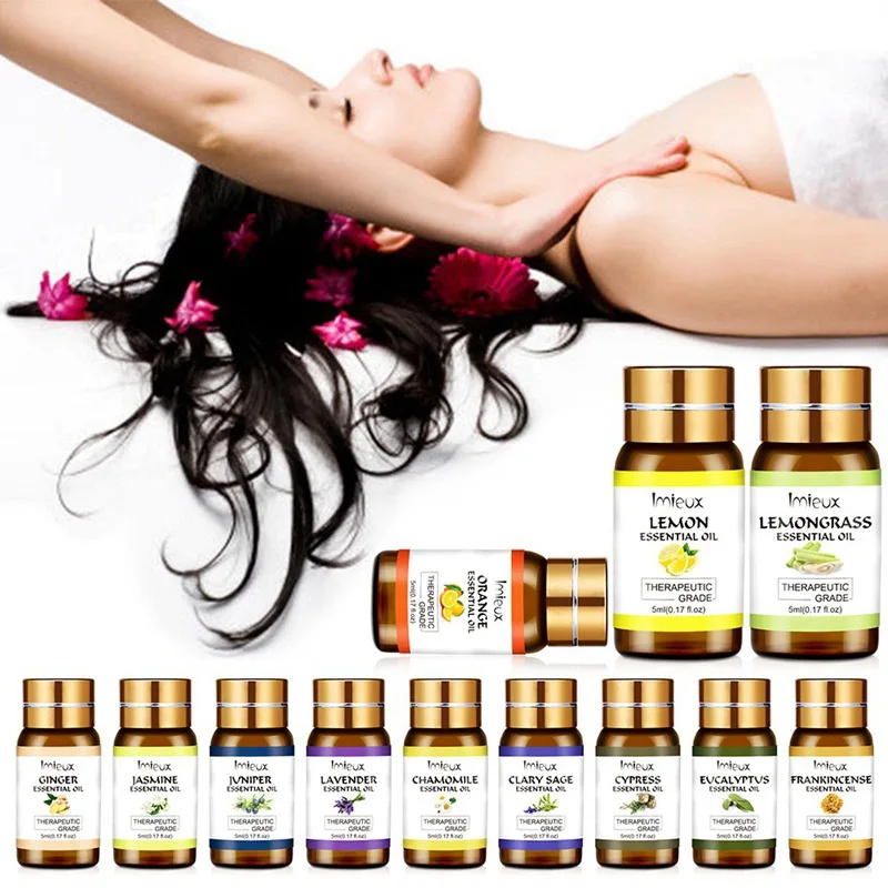 5ml Natural Pure Essential Oil For Aromatherapy Diffusers Body