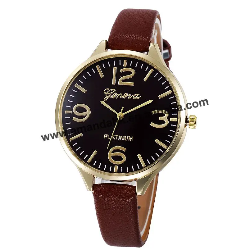 

New Wholesale Women Thin Wristwatches Fashion Women's Heart pattern Leather Dress Watches Lady Dress Watches sb16121607SD