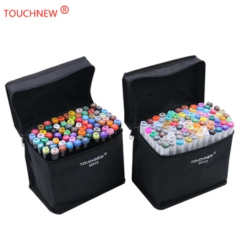 

1PCS TOUCHNEW 168 Colors Single Art Markers Brush Pen Sketch Alcohol Based Markers Dual Head Manga Drawing Pens Art Supplies