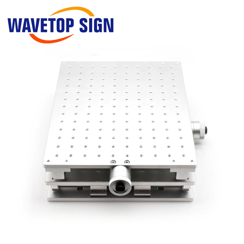 WaveTopSign лазерная маркировочная машина 2D Рабочий стол 350*270*90 мм ось X Регулируемая 0-150 мм ось Y Регулируемая 0-190 мм фиксированные Scews M6