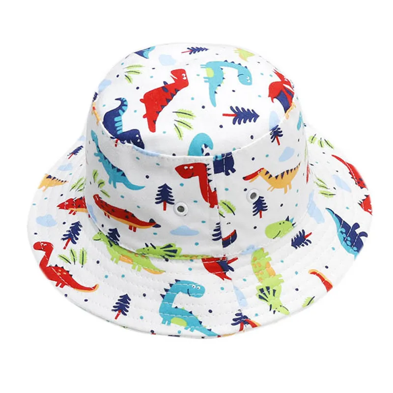 

2018 Baby Sun Hat Spring Summer Boys Cap Bucket Hats for Girls Autumn Cotton Baby Basin Hat Cartoon Cap for Kids Fisherman Hats