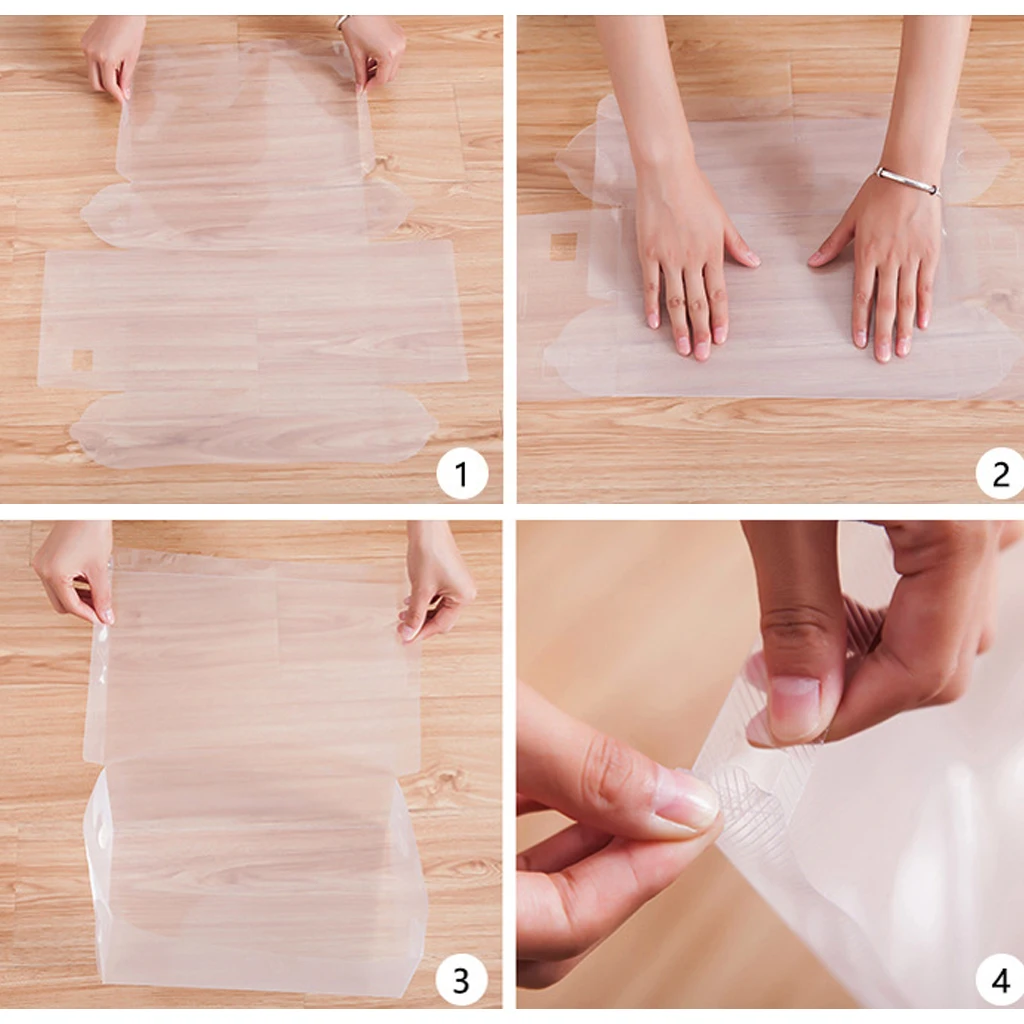 Дешево 12 шт. прозрачные пластиковые коробки для хранения обуви для женщин мужчин детей, коробка для макияжа, Чехол держатель, складная коробка для ...