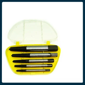 

Screw Extractor 5PCS/Set Drill Extractor Tools Screw Broken Wire Broken End Screw Extractor Drill Bits Out Hole Saw Metal