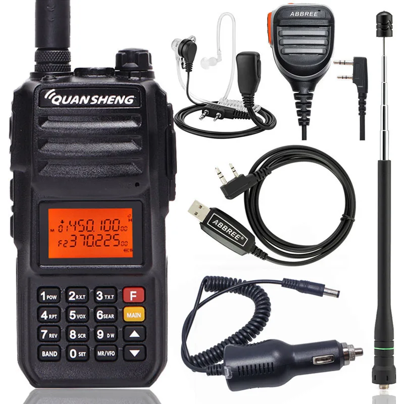 Портативная рация Quansheng TG UV2 PLUS мощная 10 Вт 5 диапазонов (136 174 МГц/350 390 МГц/400 470 МГц)