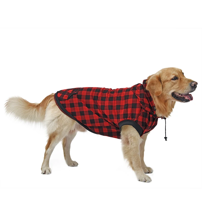 PAWZRoad собака толстовка классический сетки одежда для отдыха теплая Съемная шляпа Щенок рубашка Полный Размер 2 цвета модное пальто с 2 ножками